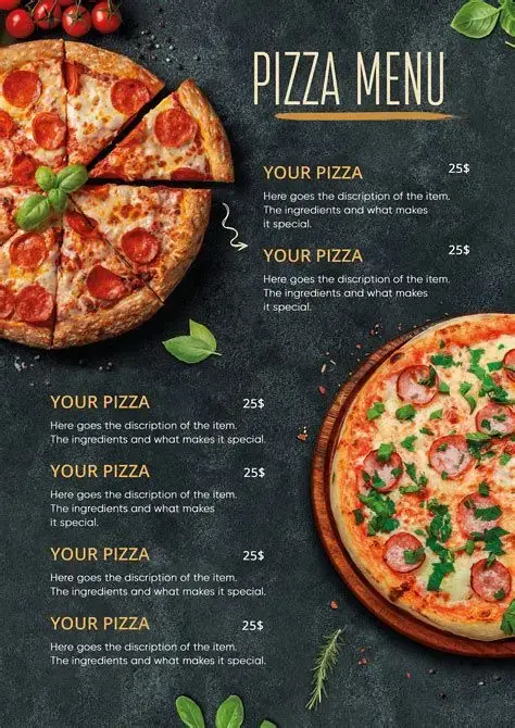 Menu cover design