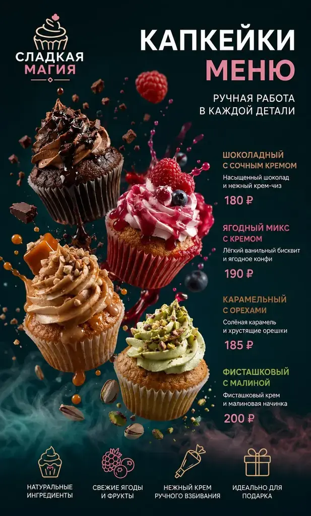 Menu cover design