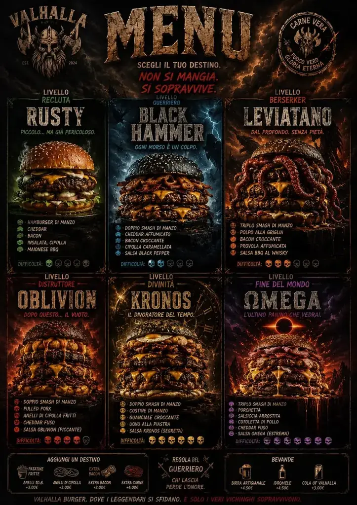 Menu cover design